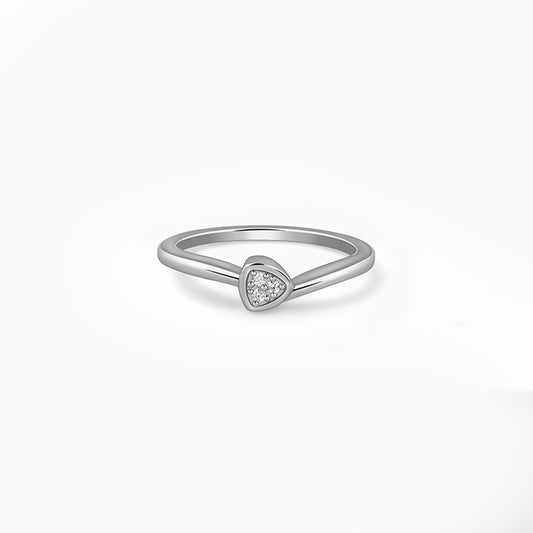 Silver Luma Drop Ring (Size 12)