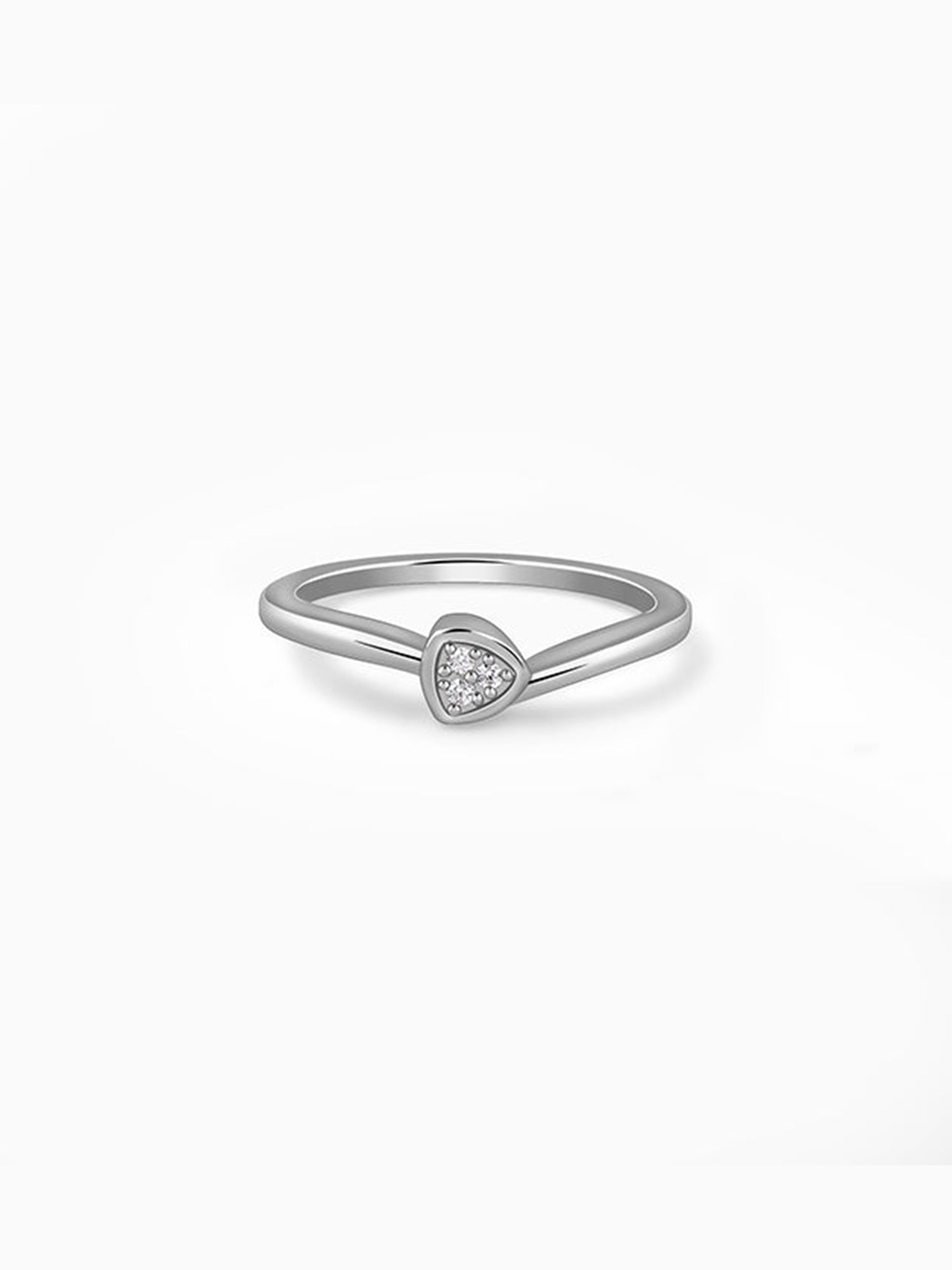 Silver Luma Drop Ring (Size 12)