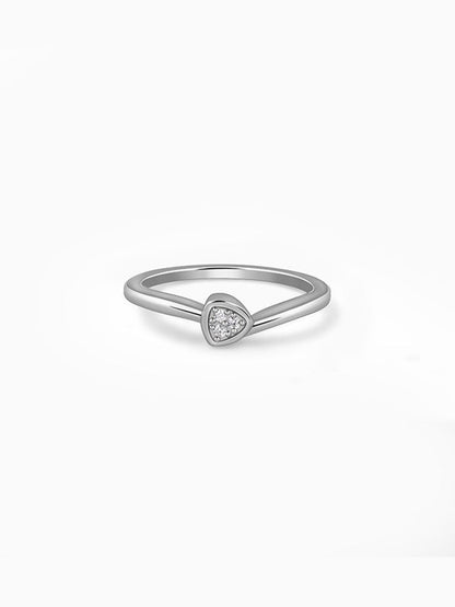 Silver Luma Drop Ring (Size 12)