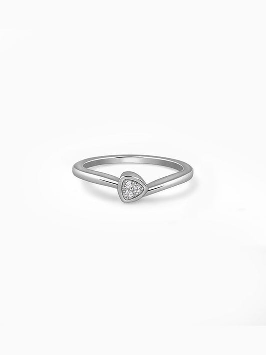 Silver Luma Drop Ring (Size 12)