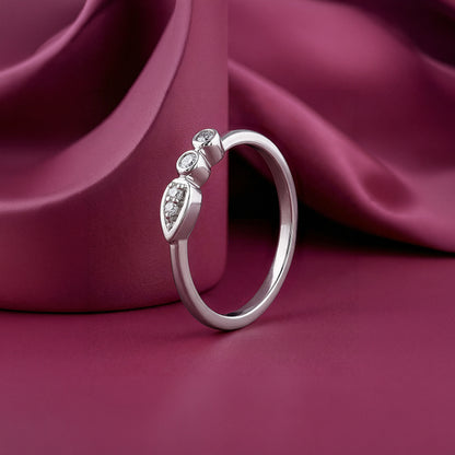 Silver Prism Radiance Ring (Size 12)