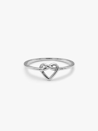 Silver Love Knot Ring