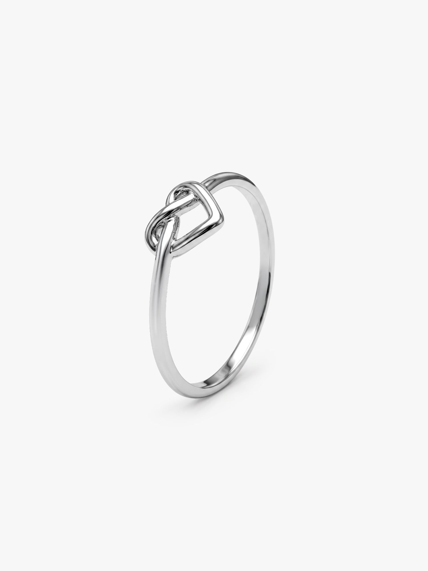 Silver Love Knot Ring