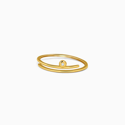Golden Sweet Dot Ring (Size 12)