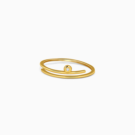 Golden Sweet Dot Ring (Size 12)