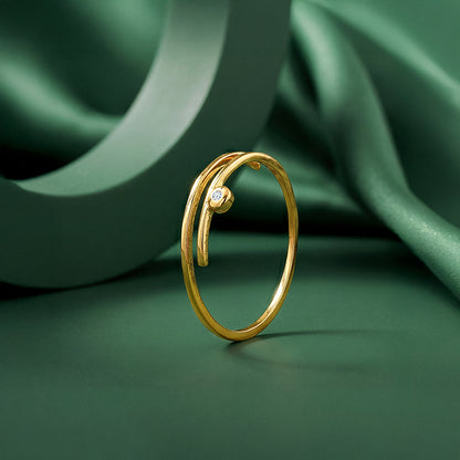 Golden Sweet Dot Ring (Size 12)