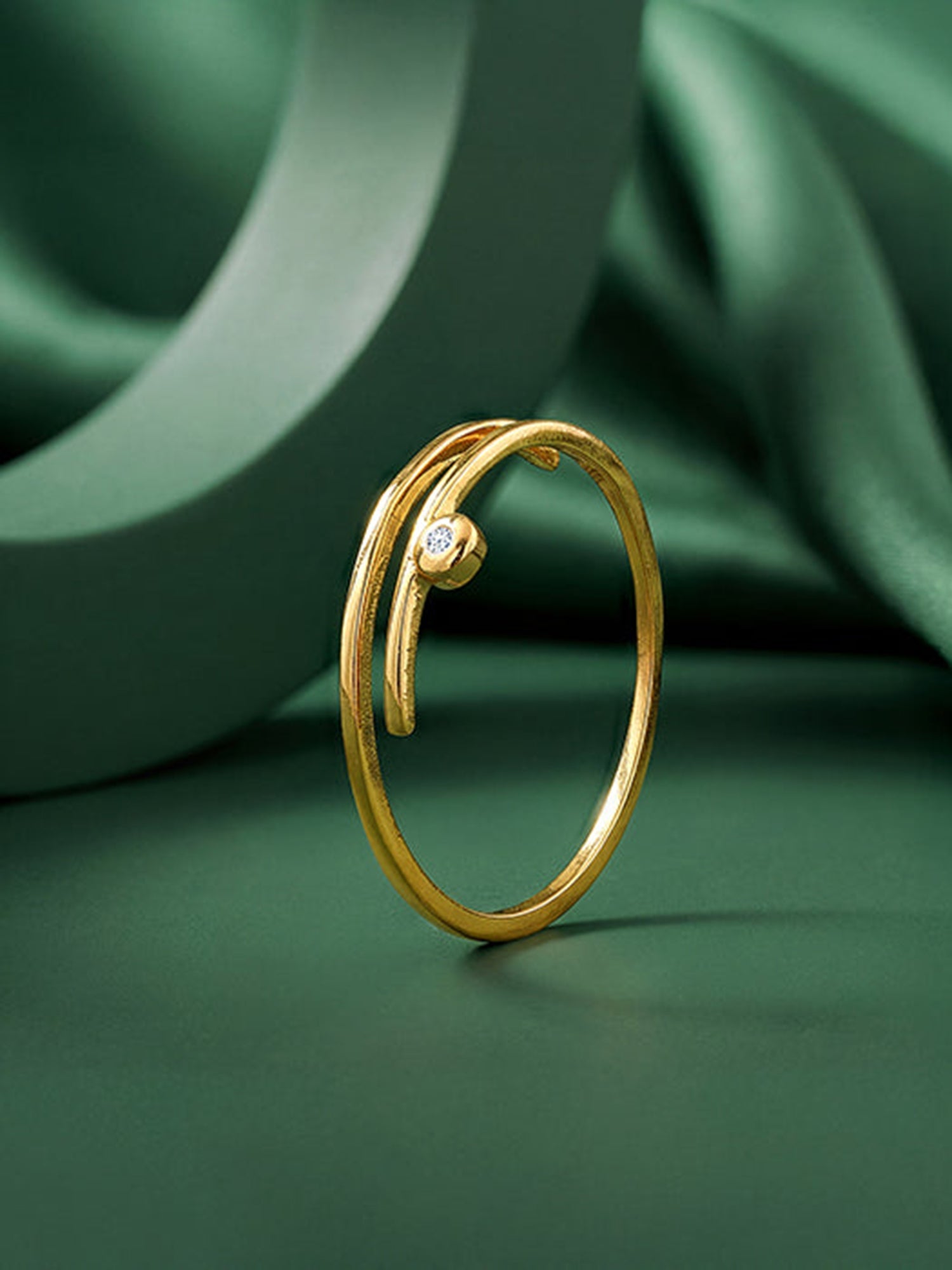Golden Sweet Dot Ring (Size 12)