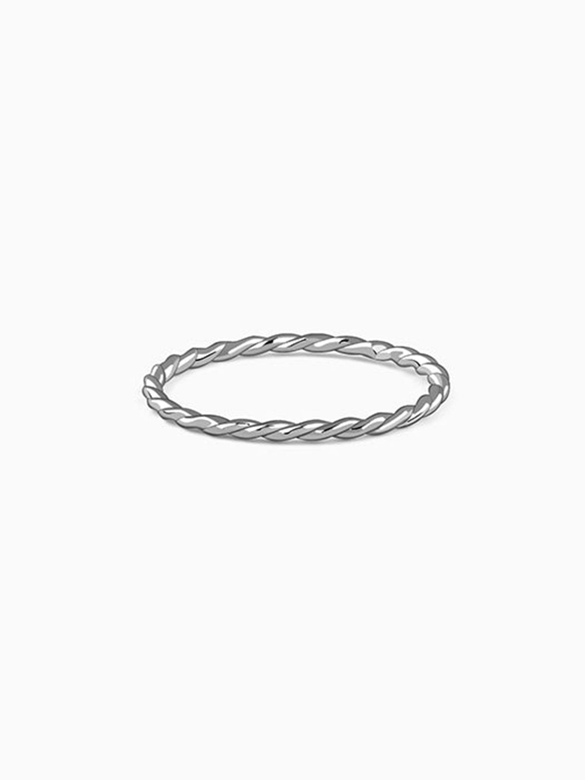 Silver Braid Ring (Size 12)