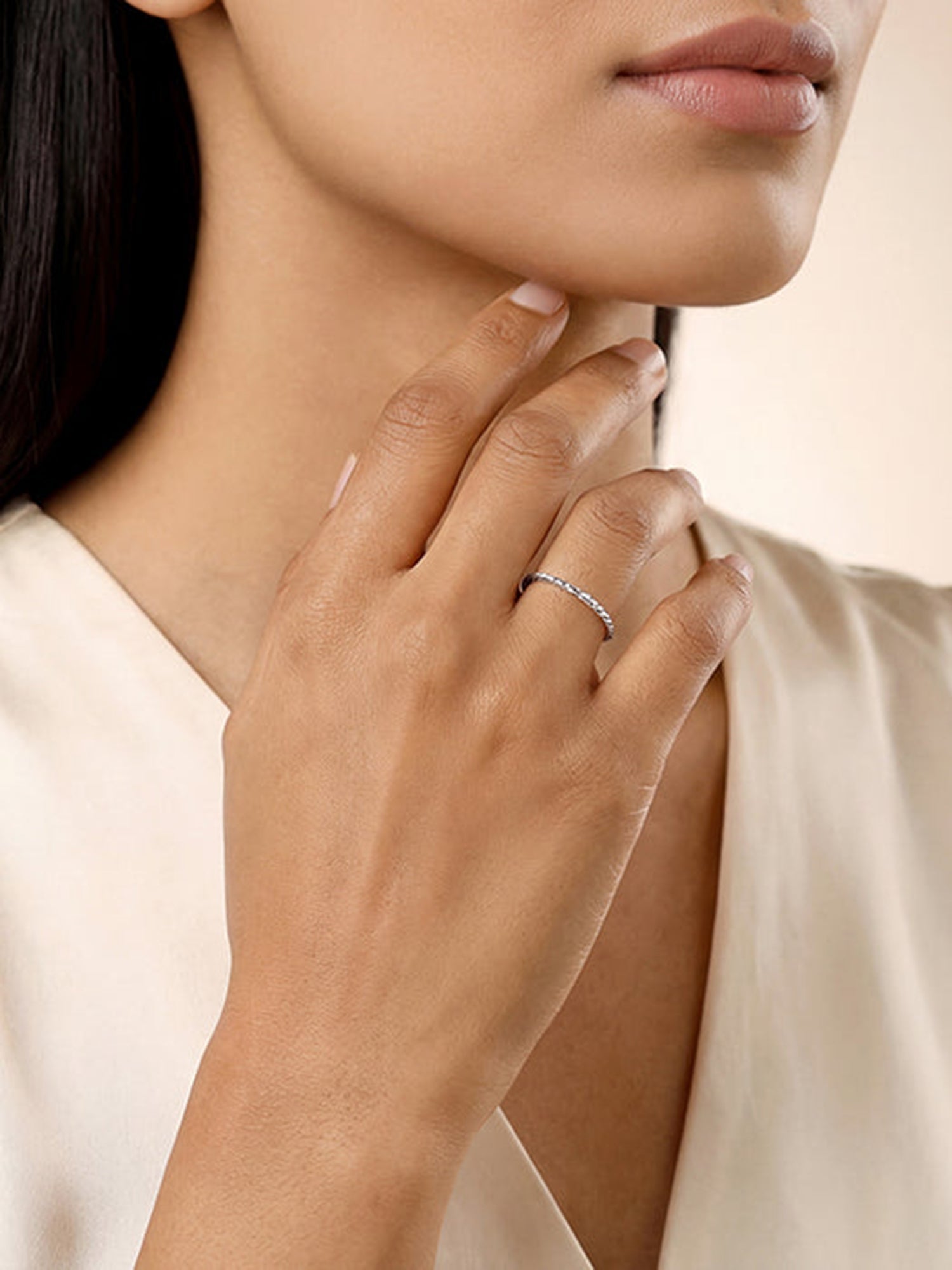 Silver Braid Ring (Size 12)