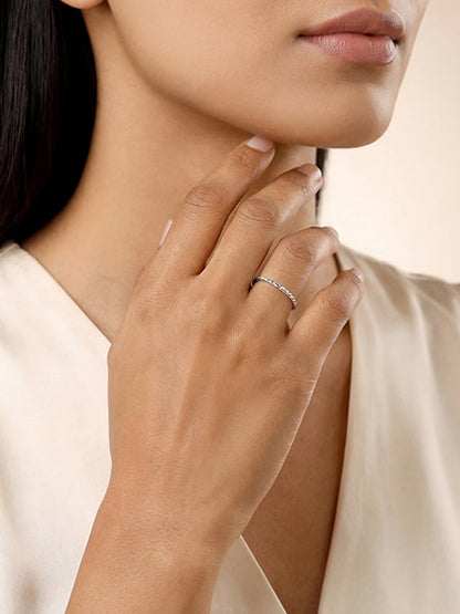 Silver Braid Ring (Size 12)
