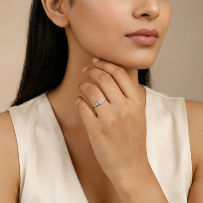 Silver Stun Ring (Size 11)