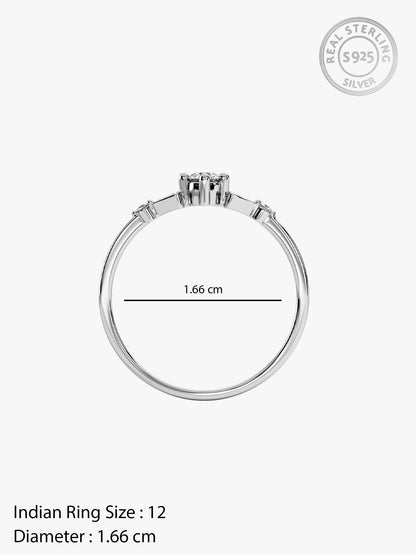 Silver Stun Ring (Size 11)