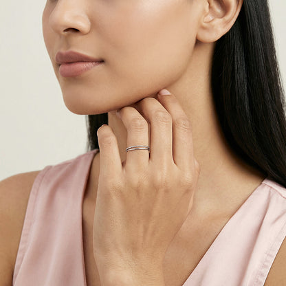 Silver Magnetic You Ring