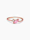 Rose Gold Toi et Moi Ring (Size 12)
