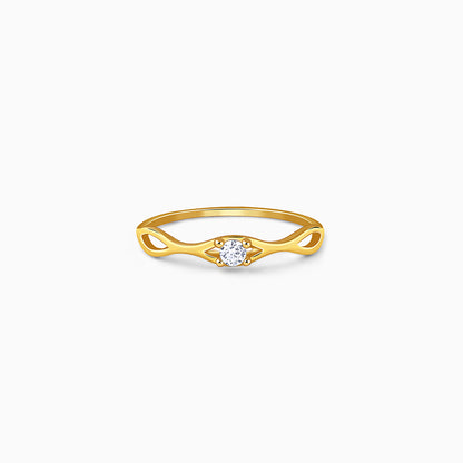 Golden Eye Catching Ring