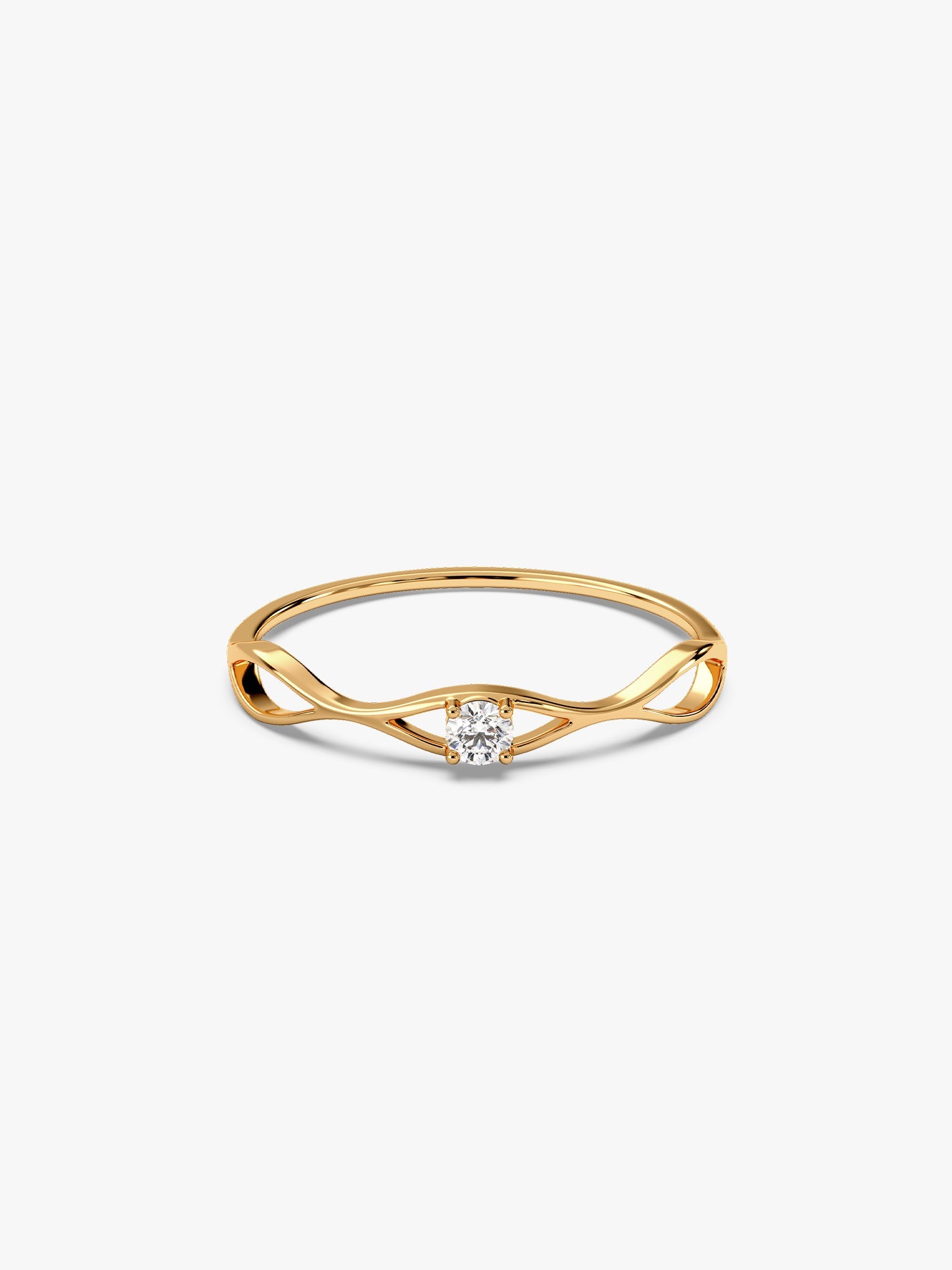 Golden Eye Catching Ring
