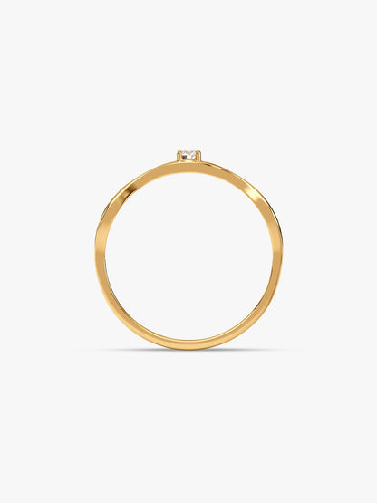 Golden Eye Catching Ring