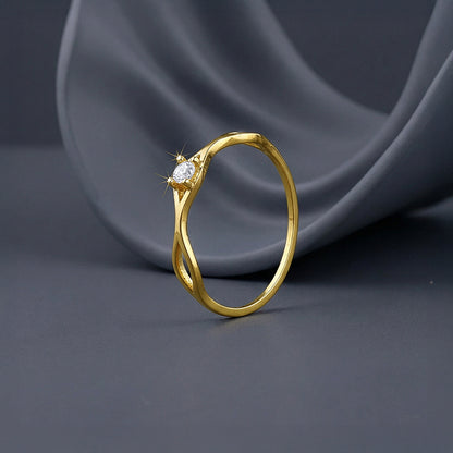 Golden Eye Catching Ring