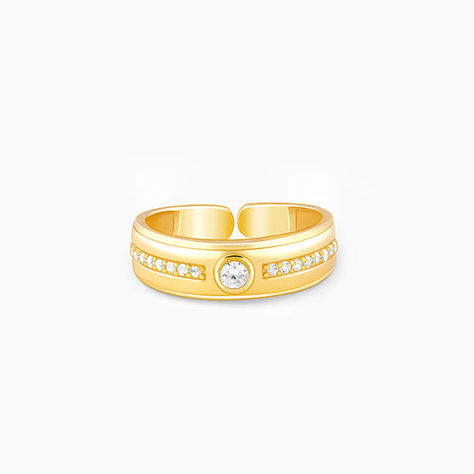 Golden Warrior Prince Ring for Him (Size 19)