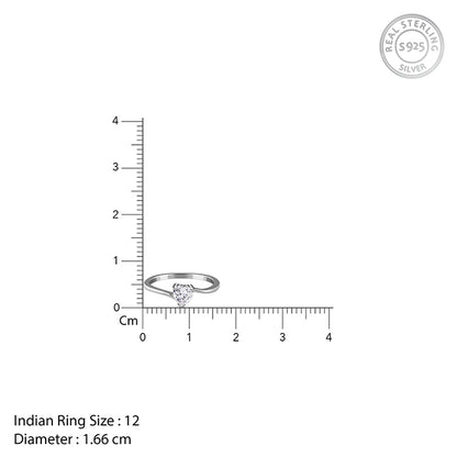 Silver Twilight Love Ring