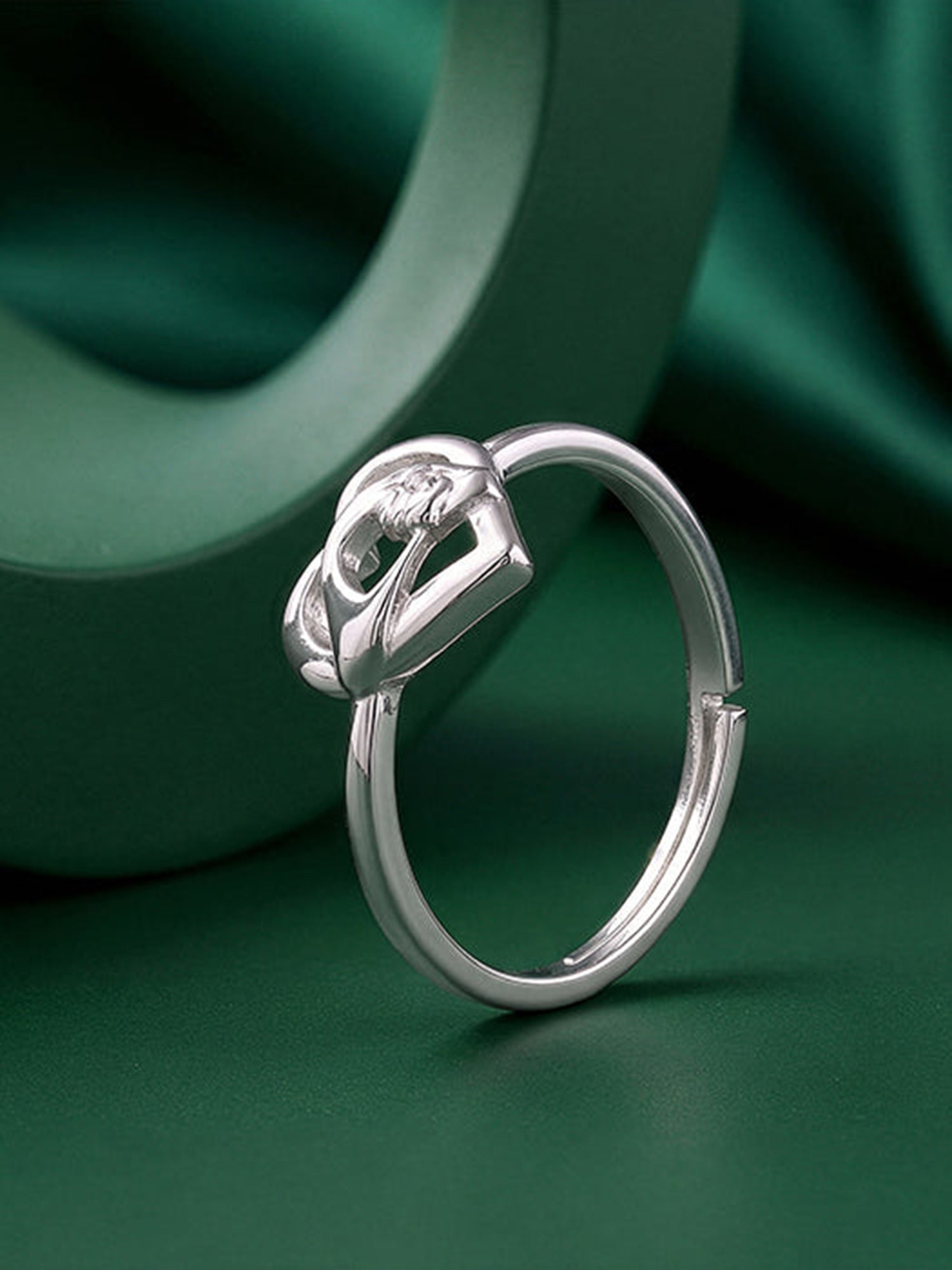 Silver Delulu In Love Ring