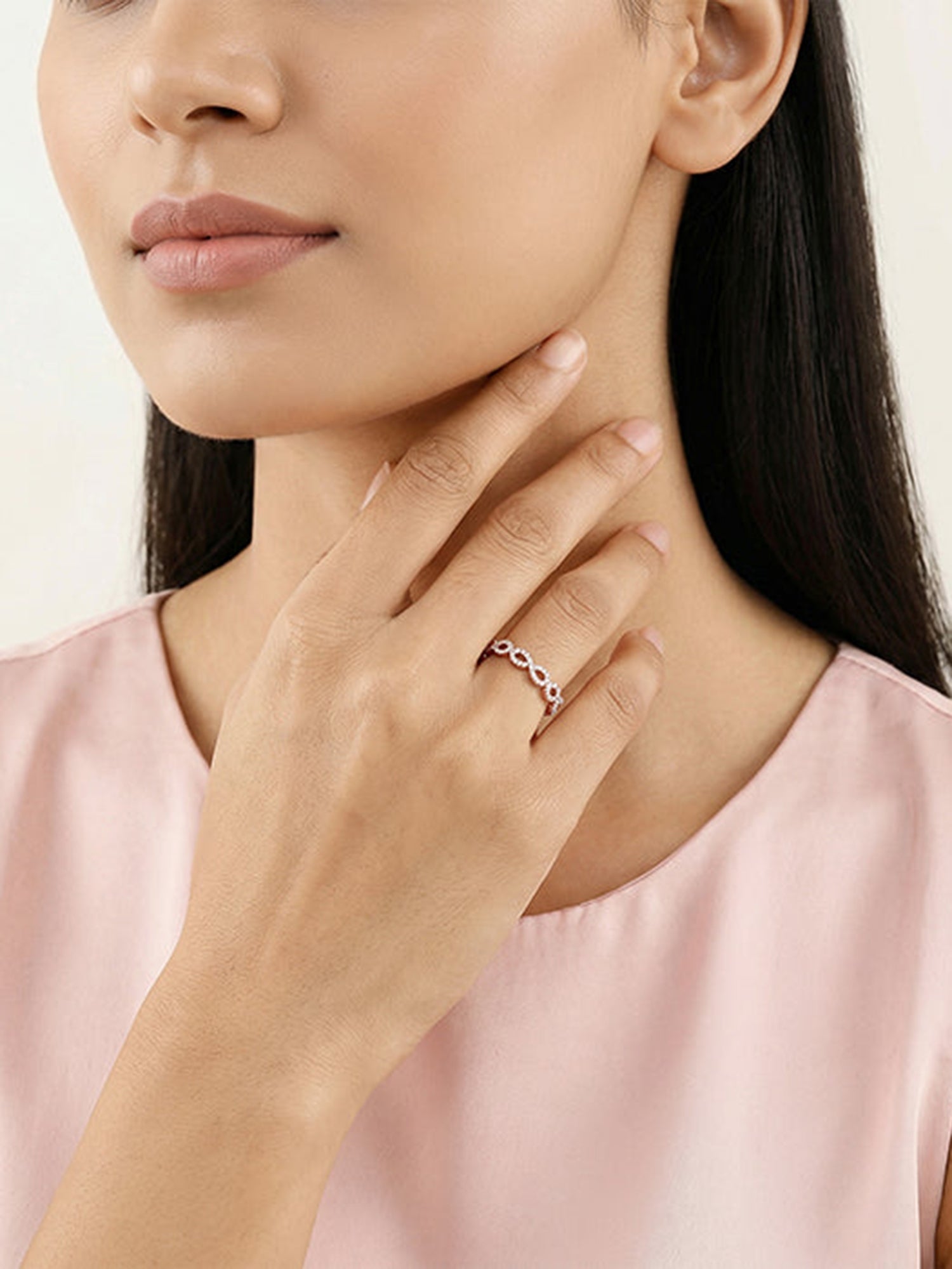 Kriti Sanon Rose Gold Heart of Blush Ring
