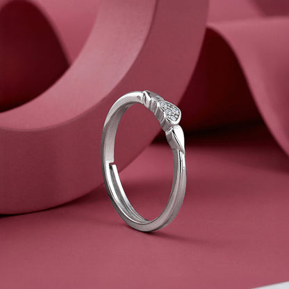 Silver Passion Love Ring