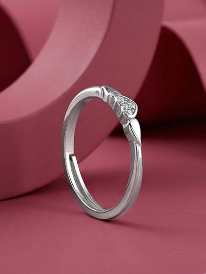 Silver Passion Love Ring
