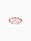 Rose Gold Queen of Love Earrings