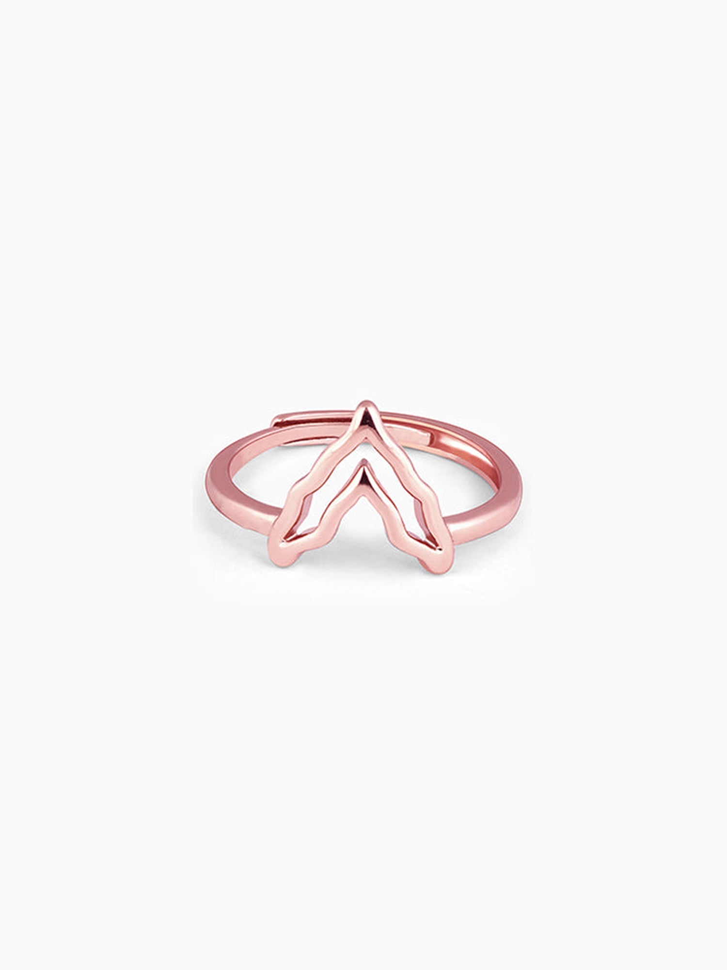 Rose Gold Mountain of Love Ring