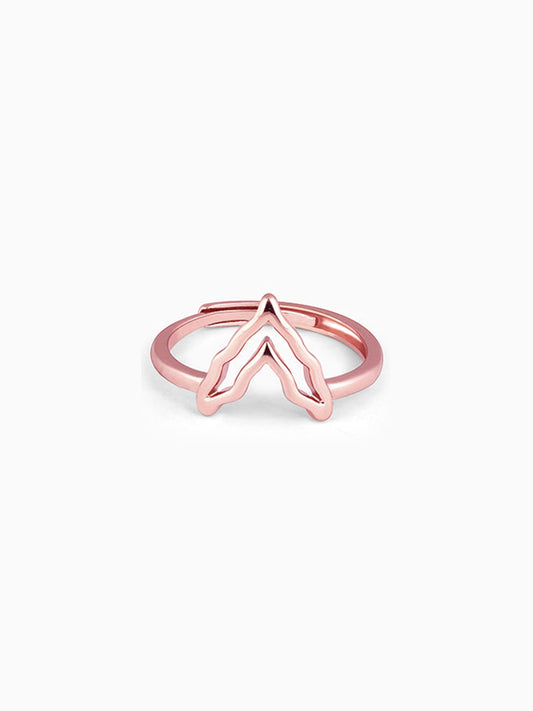 Rose Gold Mountain of Love Ring