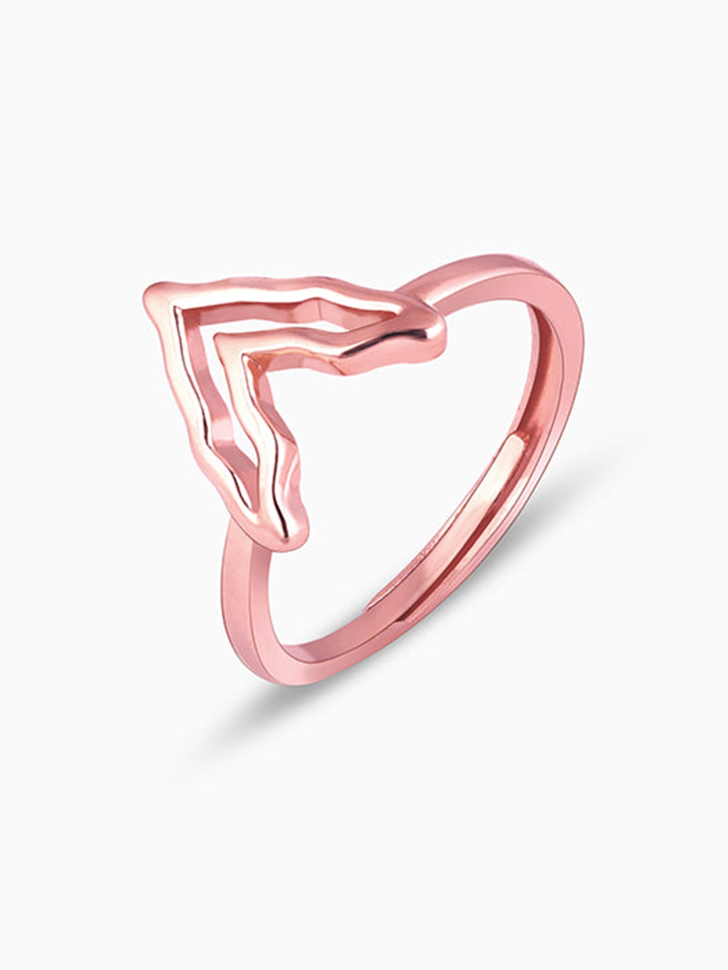 Rose Gold Mountain of Love Ring