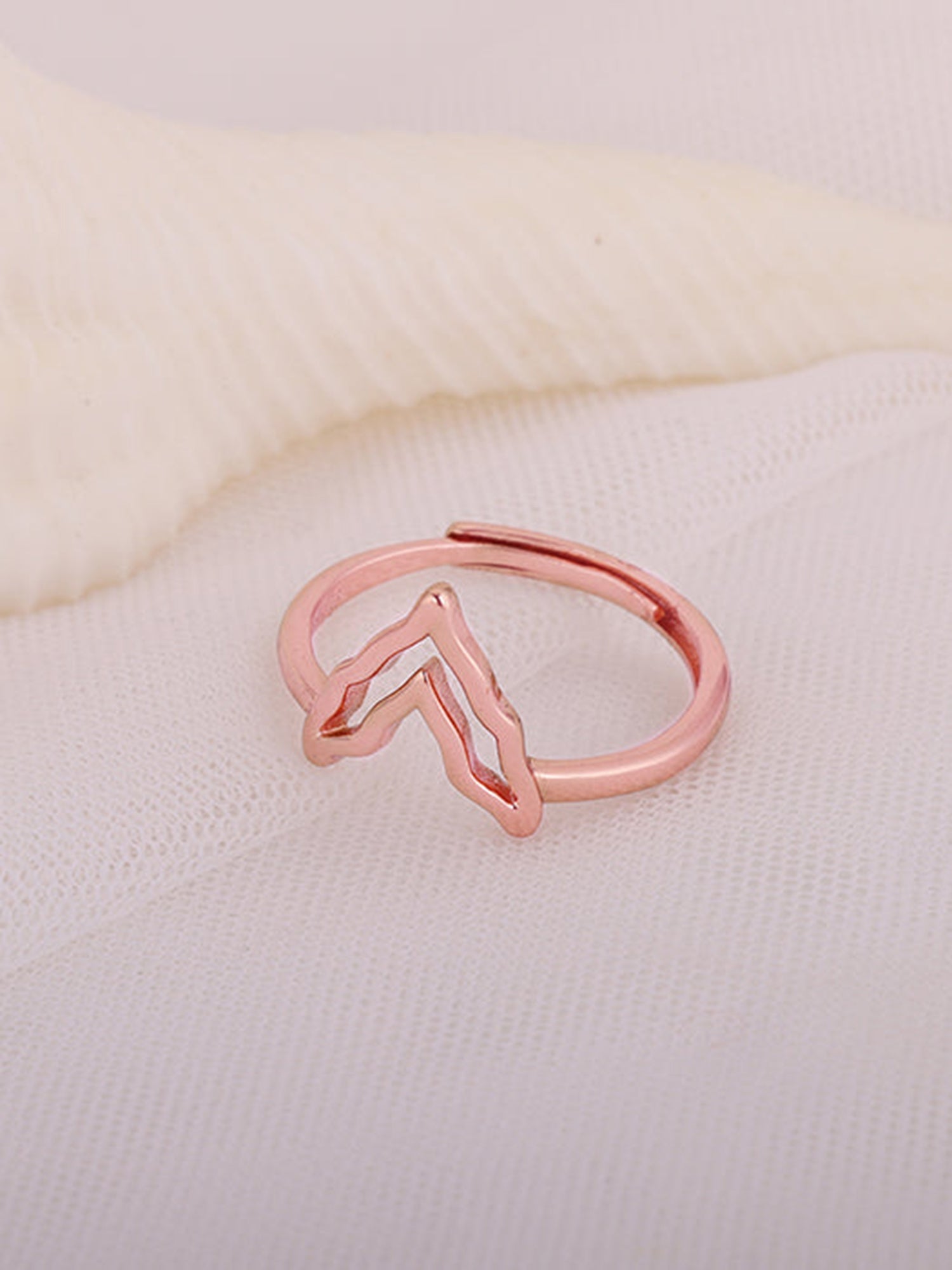 Rose Gold Mountain of Love Ring