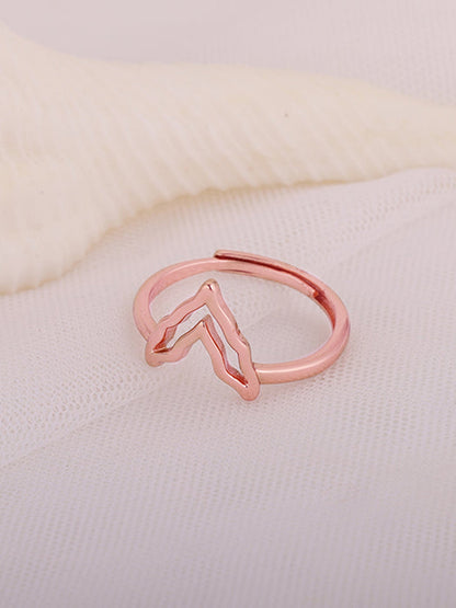 Rose Gold Mountain of Love Ring
