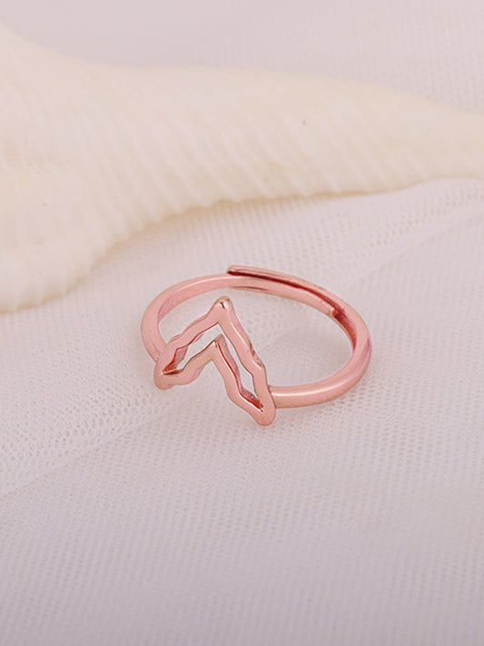 Rose Gold Mountain of Love Ring