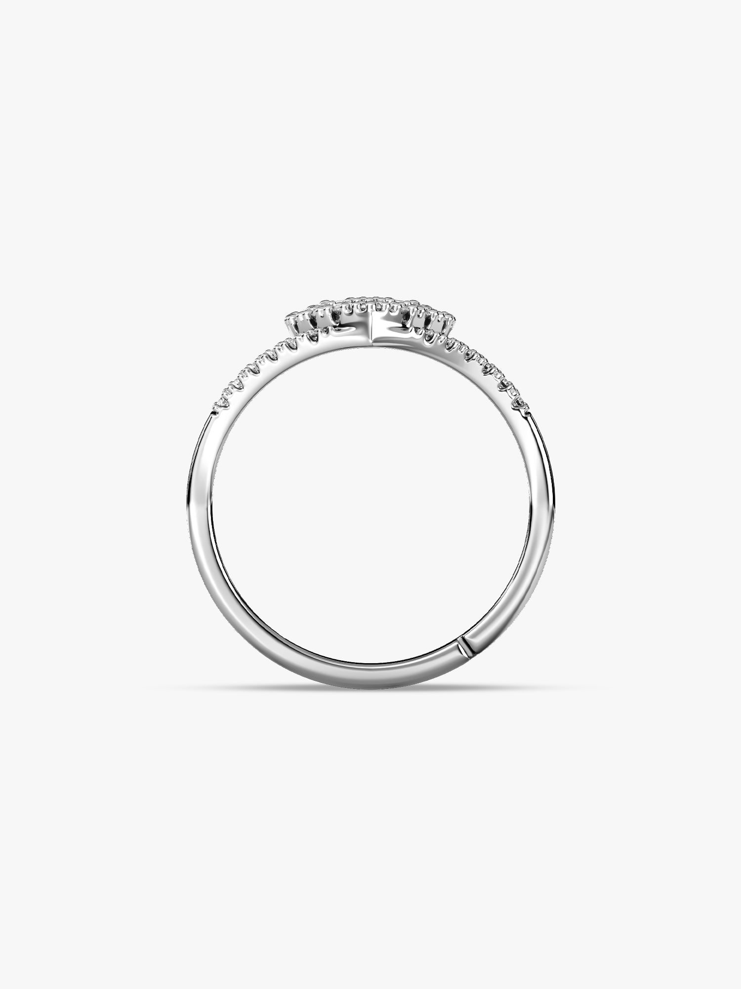 Silver Celeste Love Ring