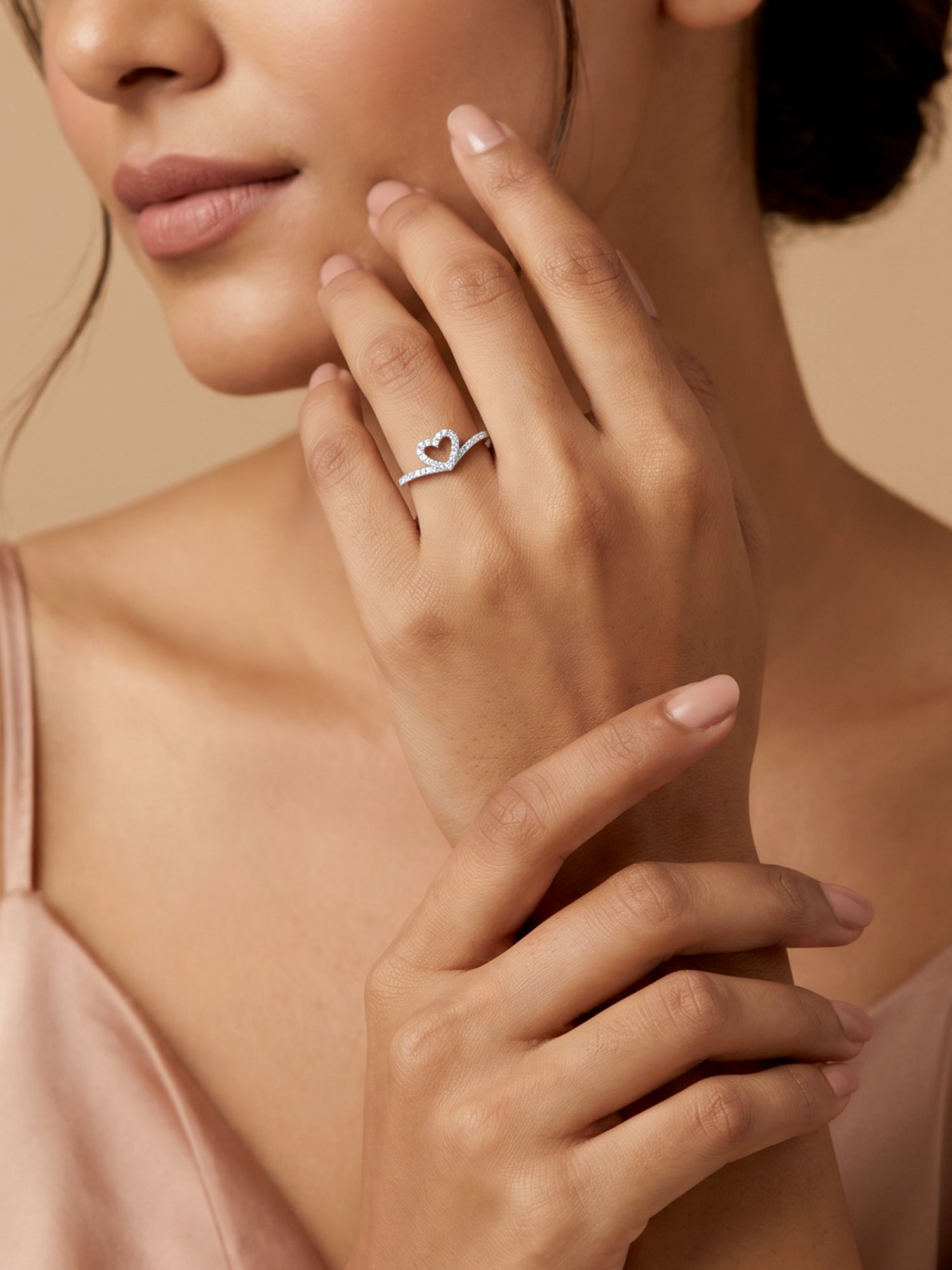Silver Celeste Love Ring