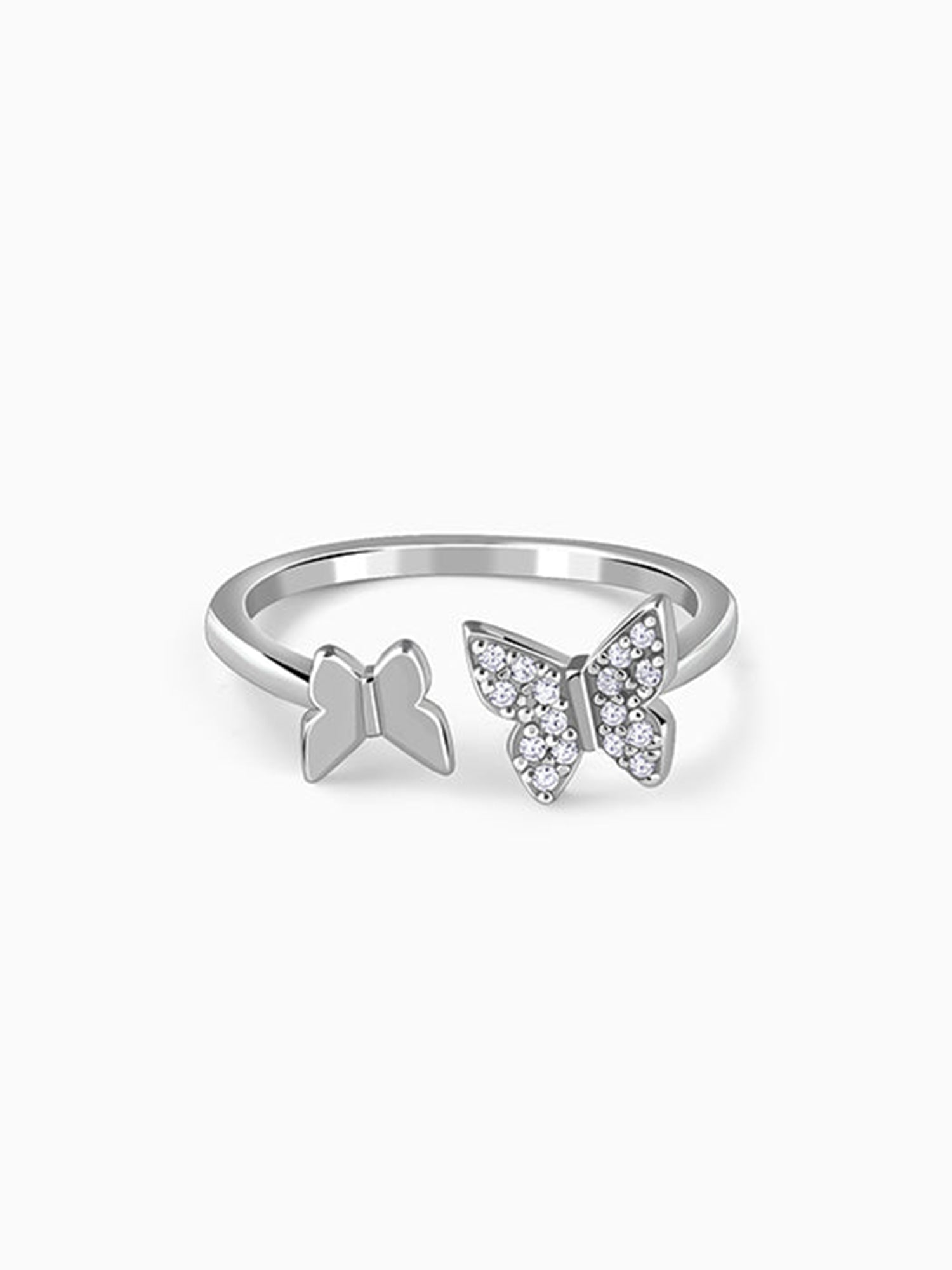 Silver Luna Flutter Ring (Size 12)