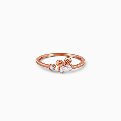 Rose Gold Ethereal Floret Ring