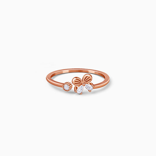 Rose Gold Ethereal Floret Ring