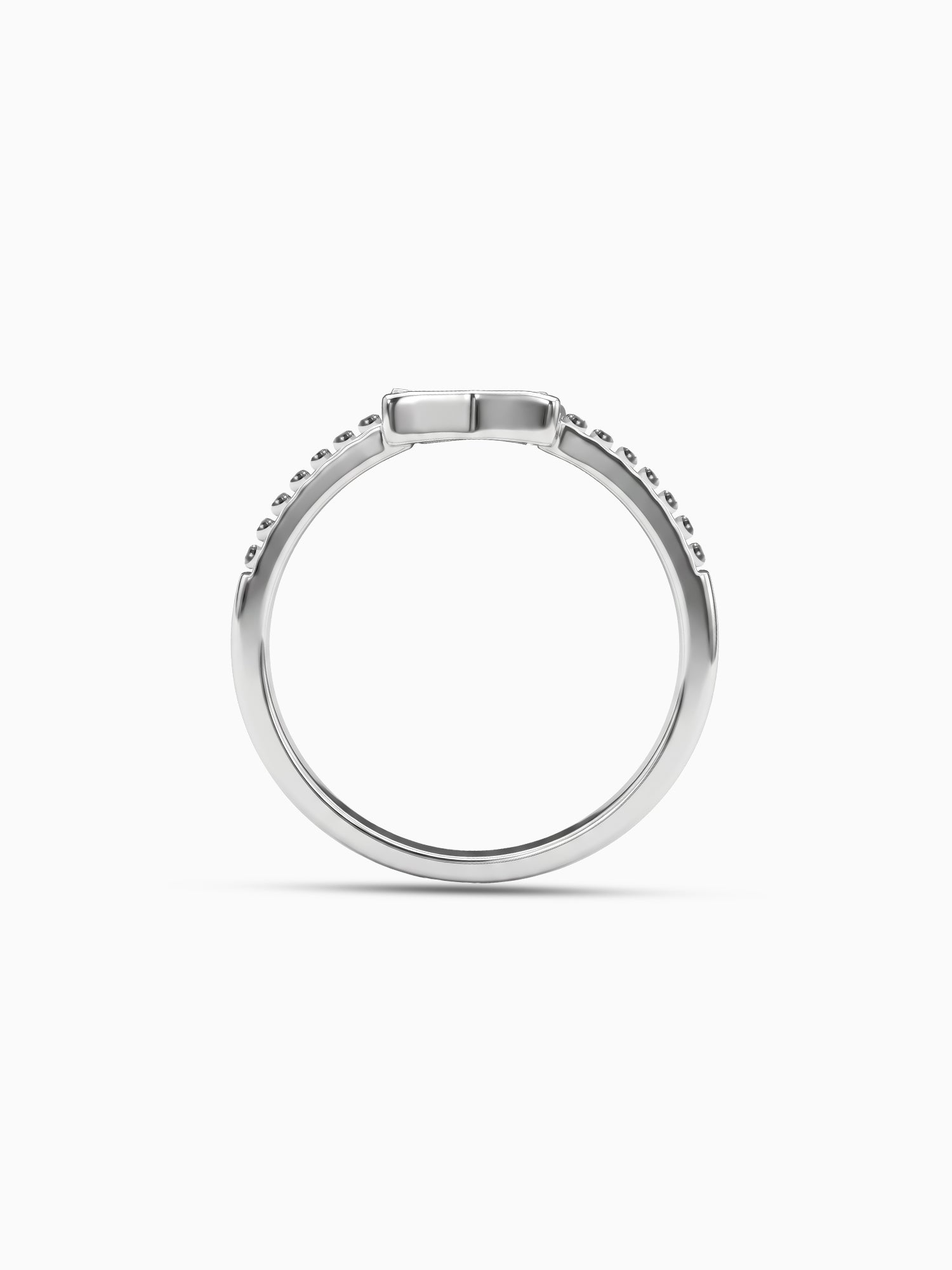 Silver Bow Bliss Ring