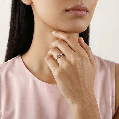 Silver Timeless Glam Ring
