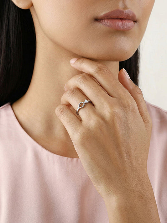 Silver Timeless Glam Ring