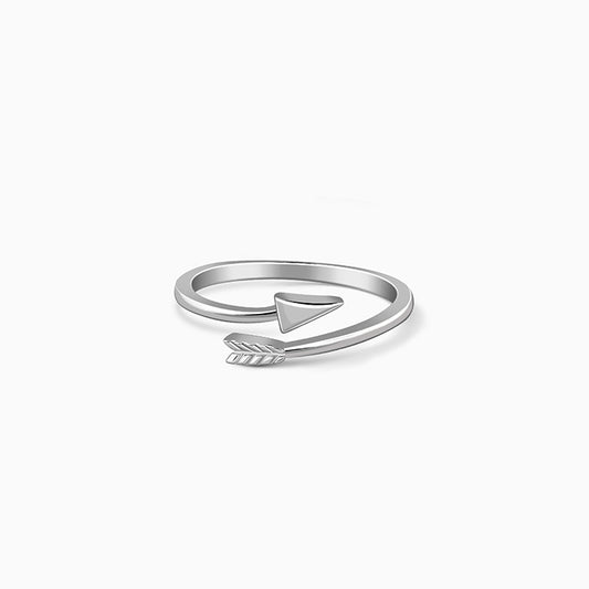 Silver Classy Arrow Ring