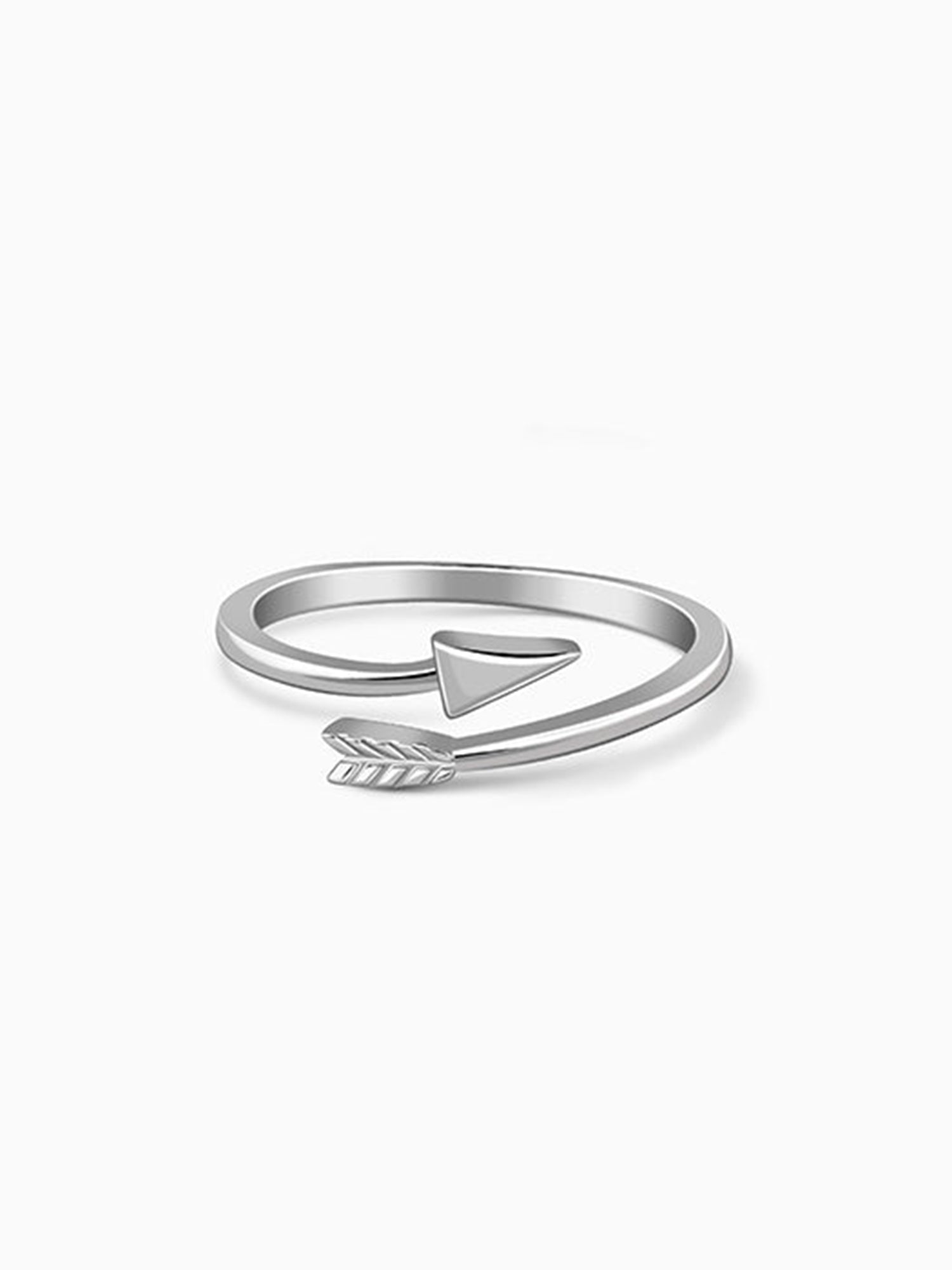 Silver Classy Arrow Ring