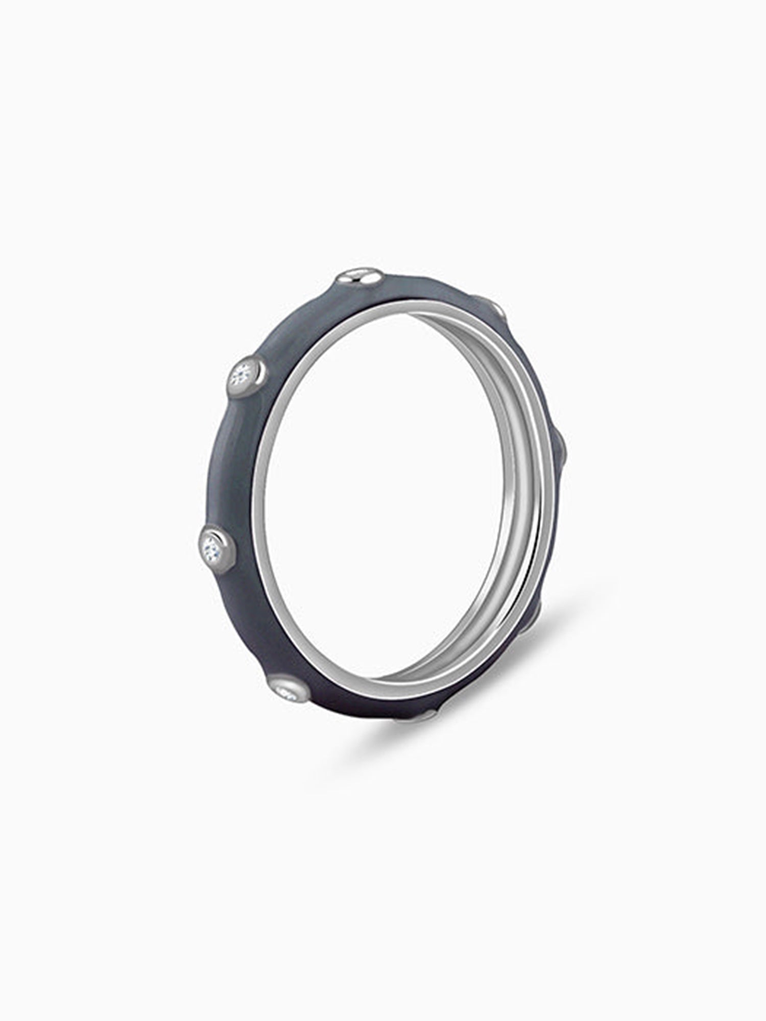 Silver Imperial Stack Rings