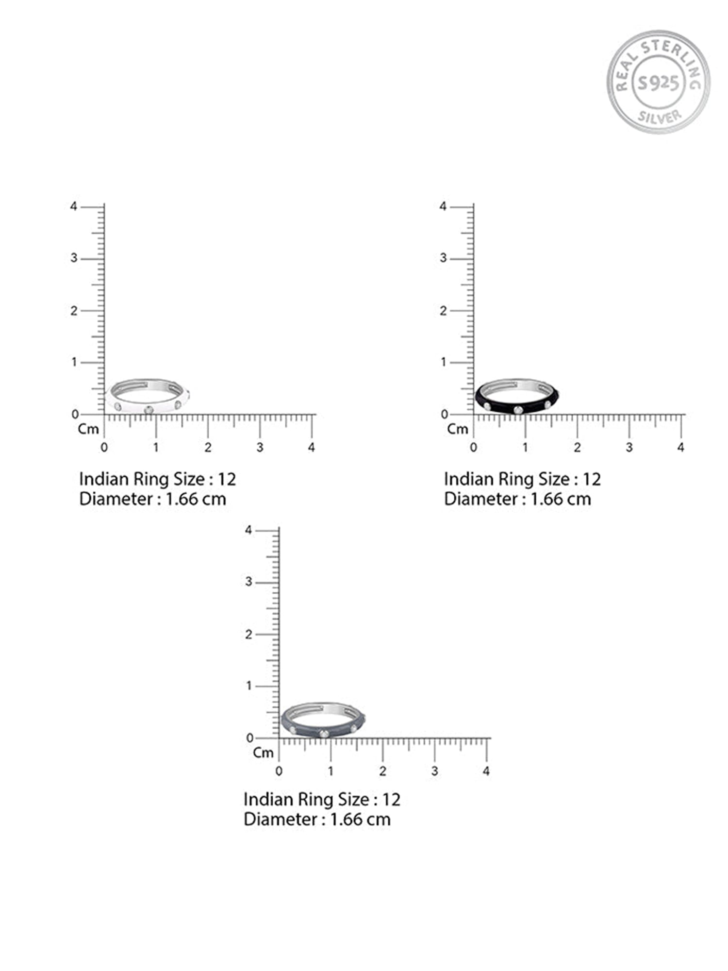 Silver Imperial Stack Rings