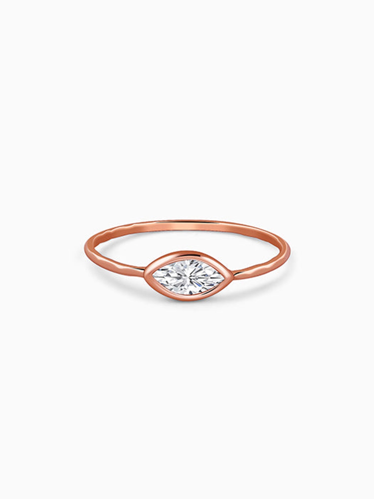 Rose Gold Eye Ring (Size 12)