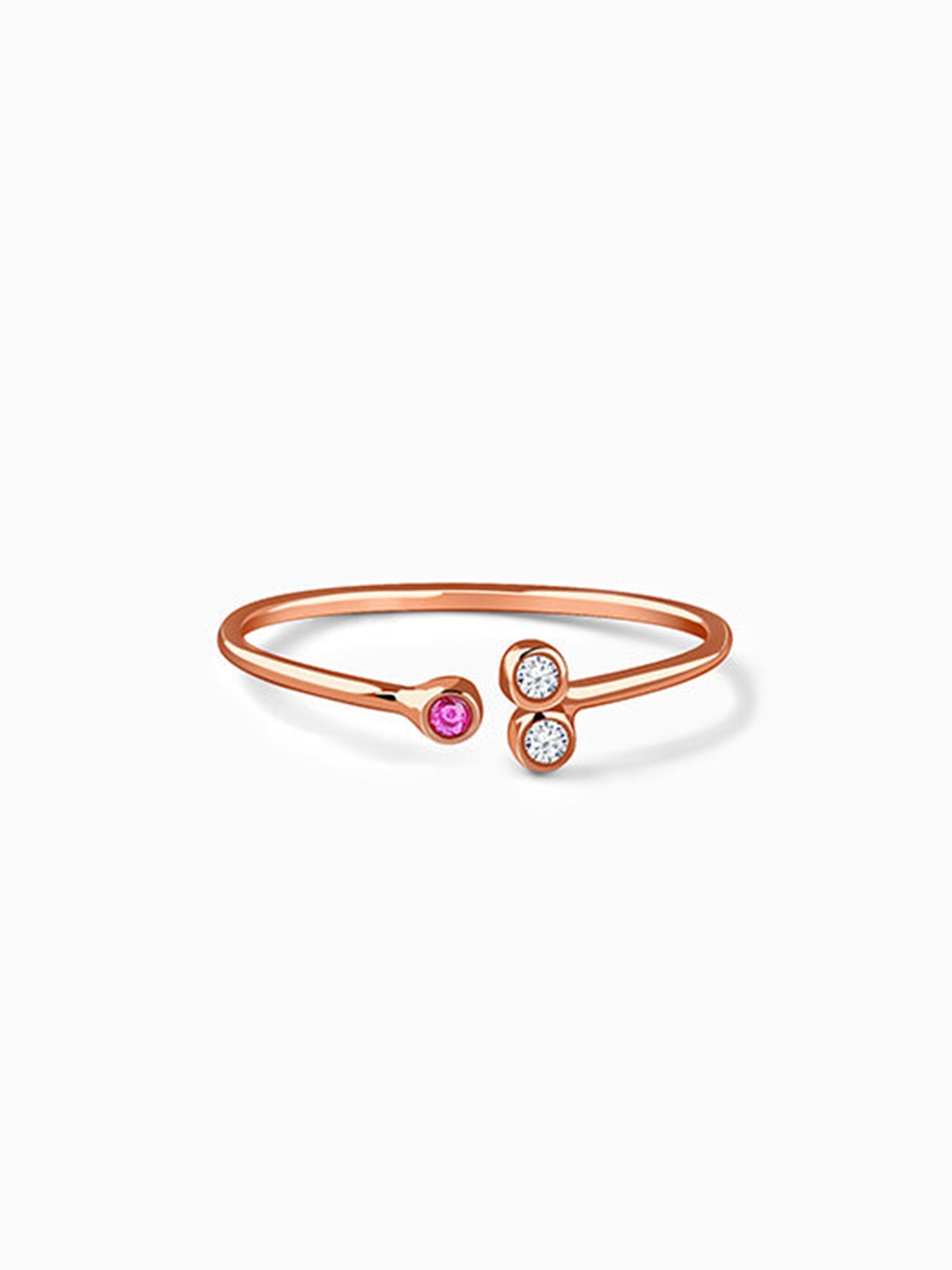 Rose Gold Trinity Ring (Size 12)
