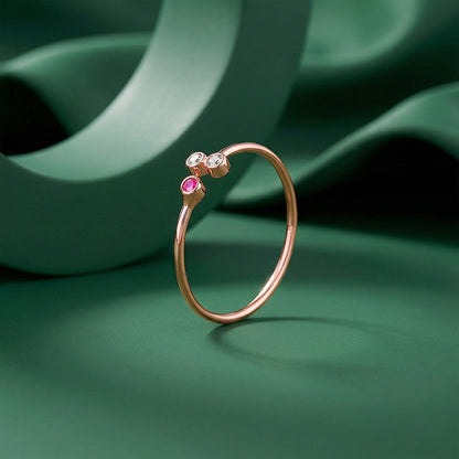 Rose Gold Trinity Ring (Size 12)